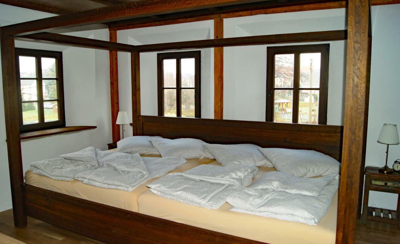 Ferienwohnung Laternenstube Mit Familienbett - Rittergut Leppersdorf Экстерьер фото